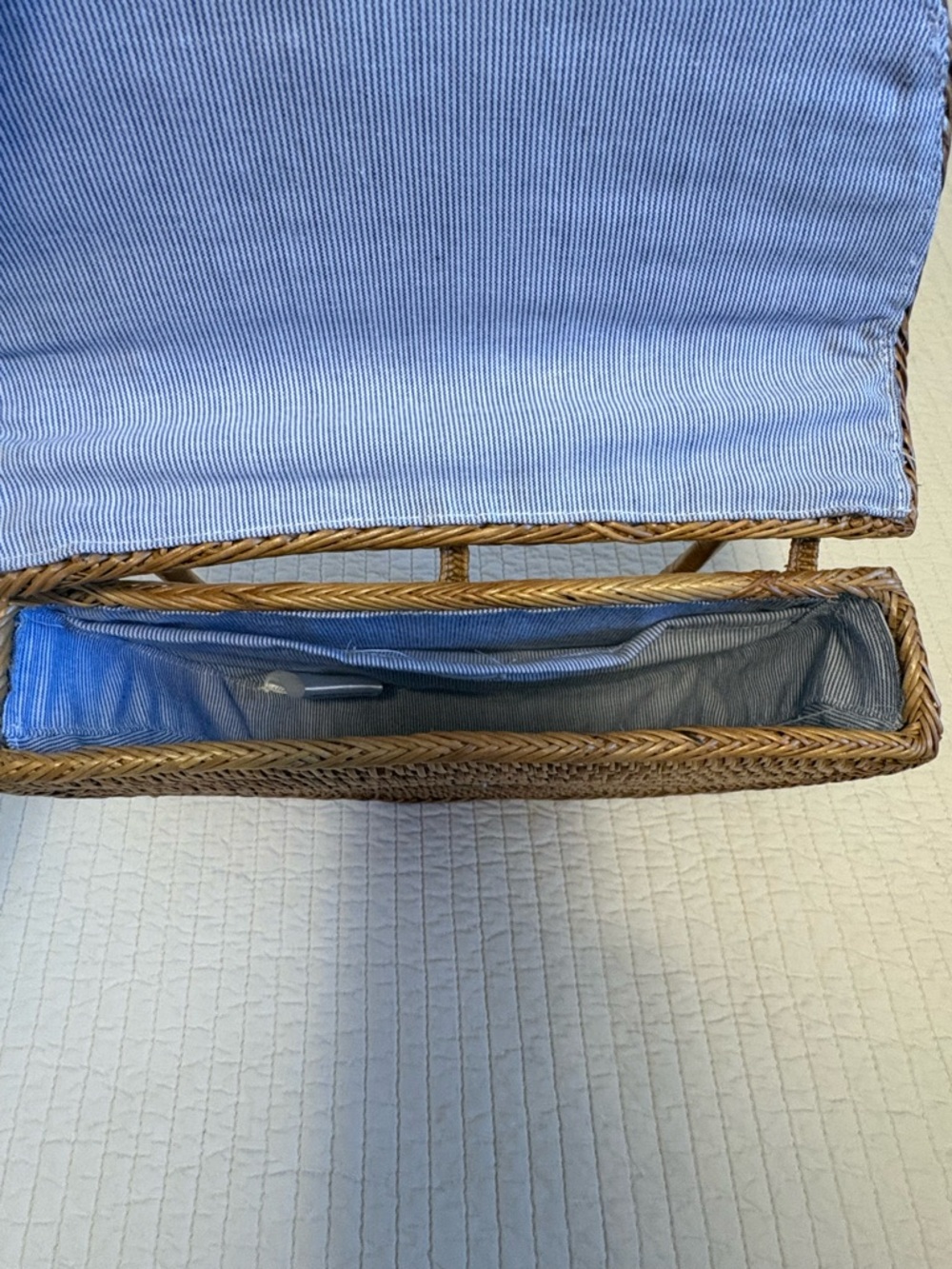 Anthropologie Woven Half-Moon Shoulder Bag - Tan - Picture 4 of 4